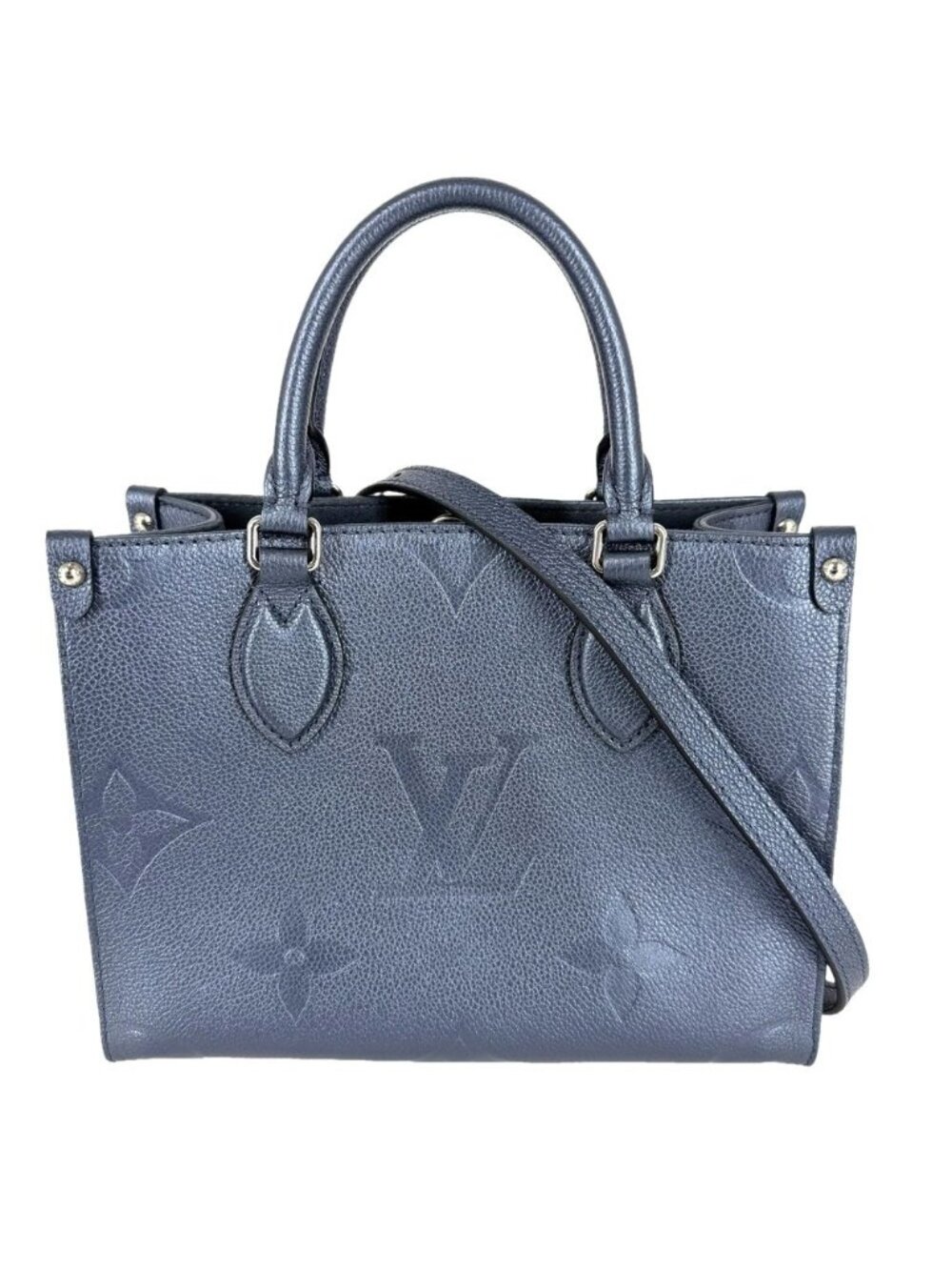 Louis Vuitton 2-Way On The Go PM Shoulder Bag Crossbody Metallic Monogram